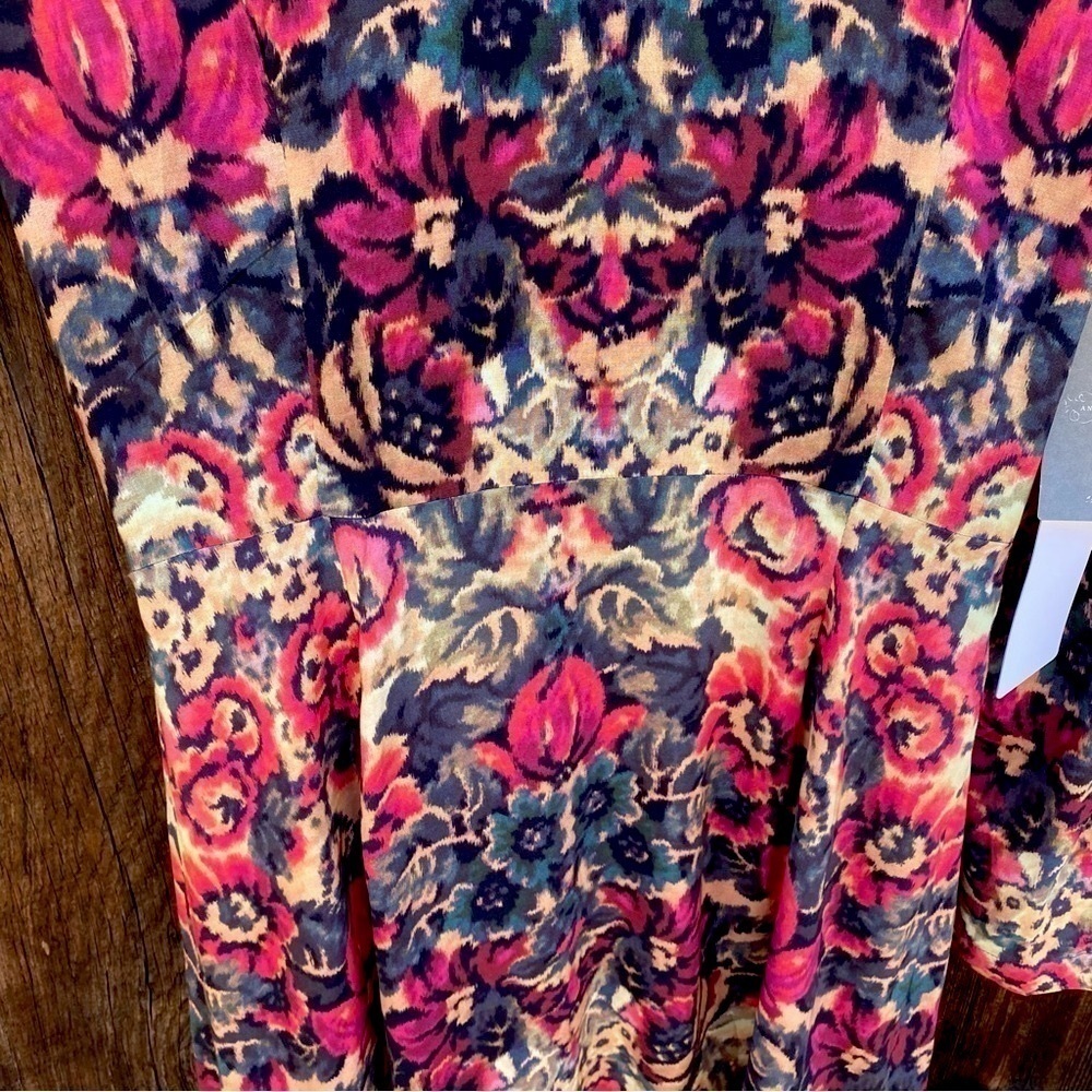 Sam & Lavi by Anthropologie 100% Rayon long sleeve lightweight dress Size M NWT - Picture 8 of 13